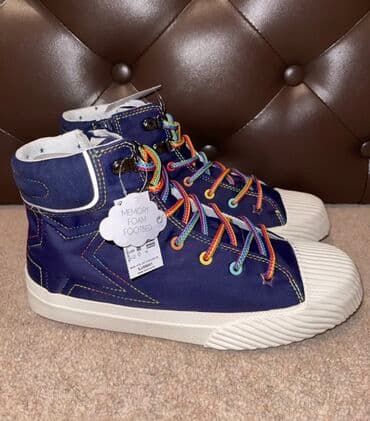 коженная: Next детская обувь Новая Серые кожаные размер: 30р Синие разноцветные — 6