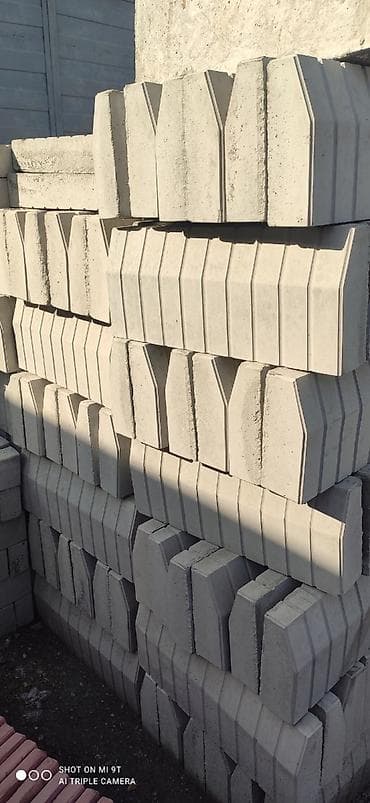 Брусчаткалар: Ромашка брусчатка, түсү - Боз, Бетондон, Короо учун, Куюлган, Жаңы — 6