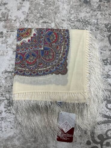 арабский головной убор: Платки Павлопосадские✨ Новое поступление 😍 Размер 89*89 с бахромой / — 7