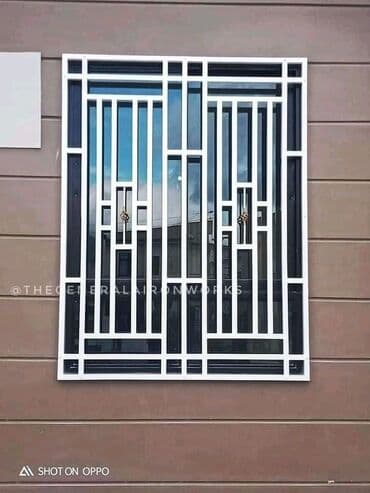 столярные инструменты: Сварочный работа Полка для цветов Рещётка для окно и двери. Сущилка — 17