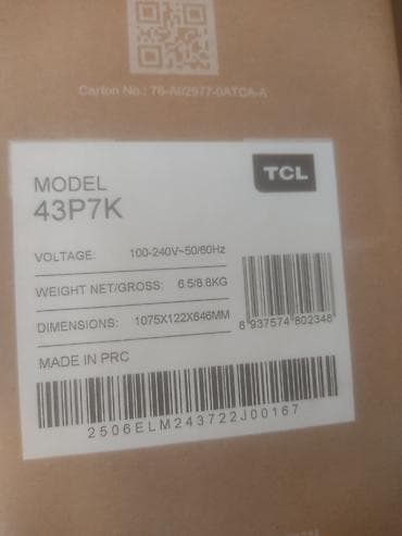 современный: Телевизор TCL 43" QLED с Google TV Б/У 1 месяц абсолютно как новый! — 3