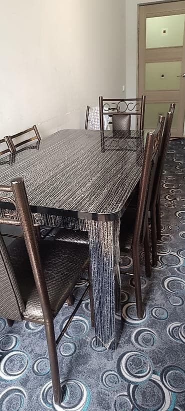 стол для ресторанов: Кухонный стол и стул, цвет - Черный — 2