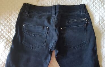 джинсы на девочку: Джинсы, Прямые, M — 2