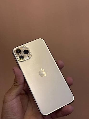 IPhone 11 Pro, Б/у, 64 ГБ, Золотой, Зарядное устройство, 77 % — 1