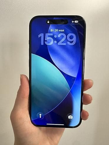 apple iphone: IPhone 15, Б/у, Черный, 87 % — 2