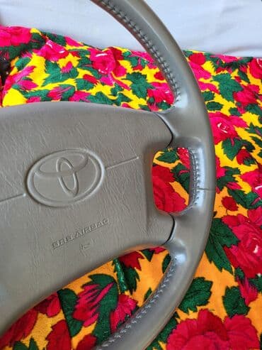 привозные двигатели в бишкеке для пассат б3: Кожаный Чехол на руль, цвет - Серый, Б/у, Самовывоз — 3