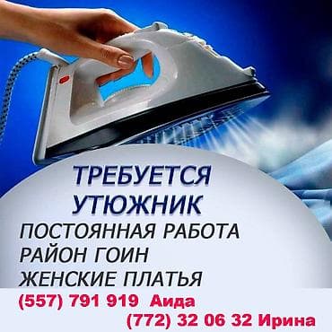 работа на пару часов: Гладильщик — 1