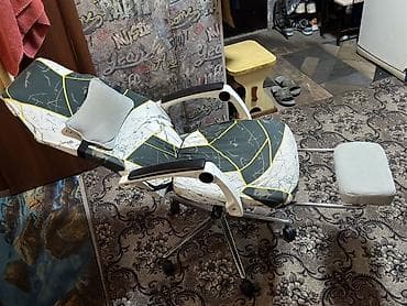 аниме коврик: Игровое кресло, Б/у, С колесиками, цвет - Серый — 3