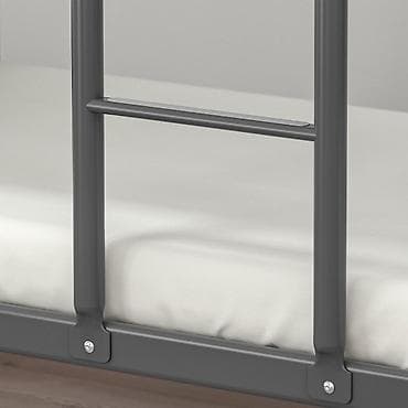 90: IKEA, Двухъярусная металлическая кровать для детской комнаты. И 2 — 7