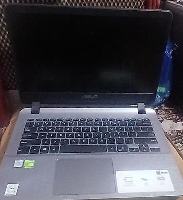 Ноутбук ASUS 14" - Экран: 14" матовый, тонкие рамки. - Клавиатура