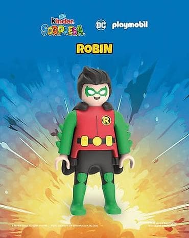 оюндар: Игрушки/фигурки Kinder Surprise DC Playmobil. Цена за одну фигурку - — 2