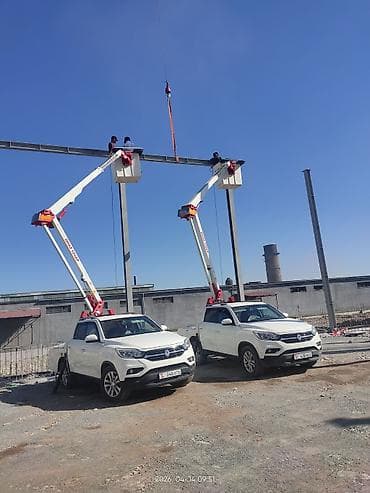 услуги манипулятора автовышки: Услуга автовышек на базе пикапа (компактные коленчатые подъемники в — 1