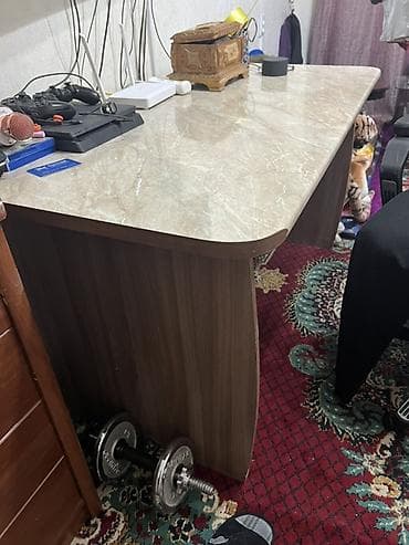 большие компьютерные столы: Письменный/компьютерный,столовый стол с широкой столешницей под — 2