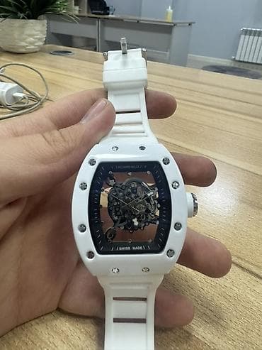 саатар: Часы в стиле Richard Mille, скелетон - Корпус бочкообразной формы — 1