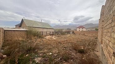 возле гор: Продаю участок с недостроенным домом в Чолон-Ате район Чкалова ✅ — 5