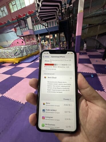 чехол iphone 7 plus: IPhone 11, Колдонулган, 128 ГБ, Blue Titanium, Коргоочу айнек, Каптама, 100 % — 5