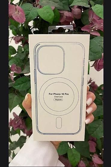 8 pro: ‼️Прозрачный чехол с магнитным кольцом для iPhone 16 Pro (MagSafe) - — 3