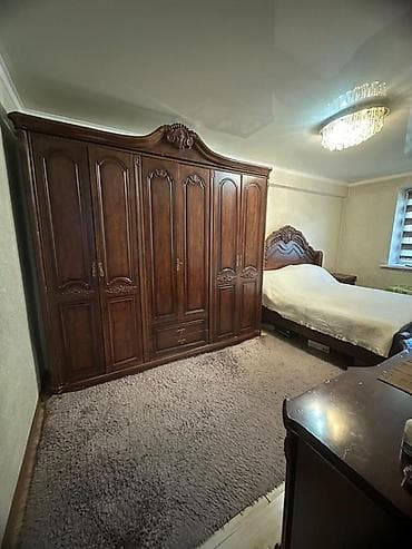 лофт мебел: Спальный гарнитур, Двуспальная кровать, Дерево, цвет - Коричневый — 3