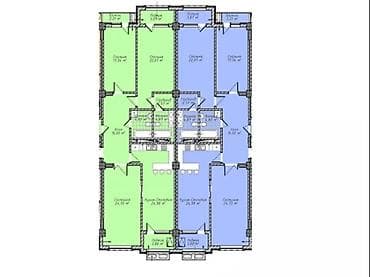 act building: 3 комнаты, 130 м², Элитка, 3 этаж, Готовая ПСО (под самоотделку) — 2