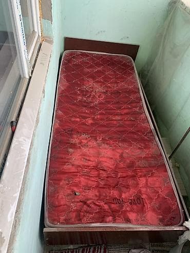 2х спальные кровати: Односпальная кровать, С матрасом, длина - 195 см — 1