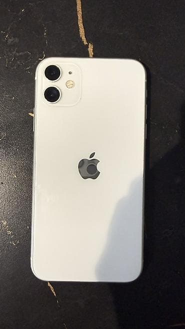 IPhone 11, Б/у, 128 ГБ, Белый, Коробка, Чехол at lalafo.kg IPhone 11, Б/у, 128 ГБ, Белый, Коробка, Чехол