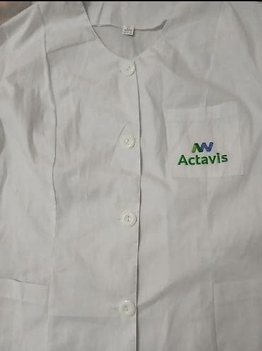 кышкы кийимдер: Женский медицинский халат Actavis - Размер: 48–50. - Цвет: белый. - — 2
