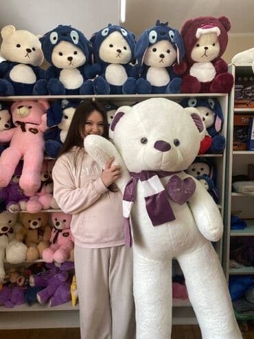 купить мишку 2 метра: 🧸Мишка 160см 🔥🔥🔥 🧸60 см 1000 сом (Бесплатная доставка) 🧸80 см 1500 — 1