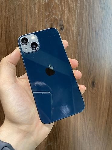 мед академии: IPhone 13, Б/у, 256 ГБ, Midnight, Защитное стекло, Чехол, 100 % — 1