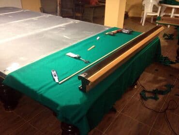 биллиярдный стол: Сукно алмаштырабыз 
Перетяжка сукно
кожа сетка сатылат 4000сом — 1