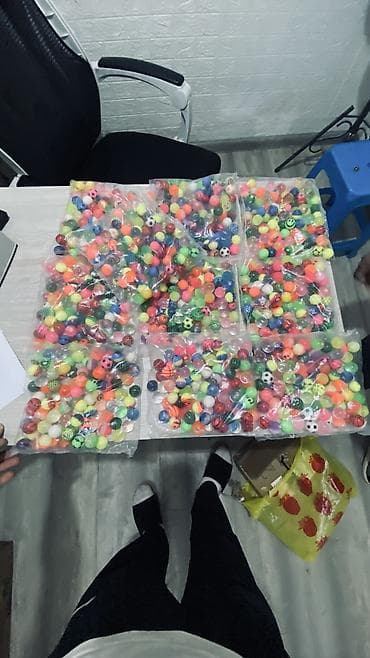 футбольные мячи лига чемпионов: 1000шт шарик 22 мм Набор разноцветных прыгающих мячиков — 3