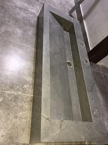 berber mirror second hand: Раковина из керамогранита состояние б/у размер 120*45 — 3