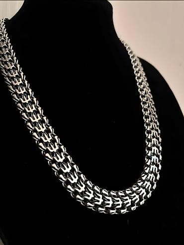 what: Серебряная цепь "Император" вес 120 гр 60 см Ручная работа Серебро 925 — 1