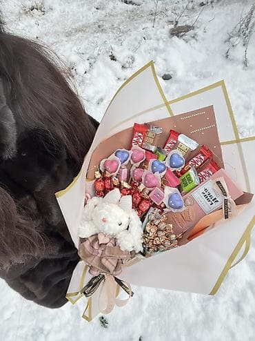 туулган кунго букет: Сладкий букет, шоколад, подарок На выписку в наличии Надоело дарить — 5