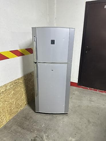 Холодильник Sharp, Б/у, Двухкамерный, No frost, 60 * 155 * 60 at lalafo.kg Холодильник Sharp, Б/у, Двухкамерный, No frost, 60 * 155 * 60