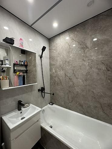 49: 3 комнаты, 64 м², Асанбай мкр 106 серия, 4 этаж, Евроремонт — 10