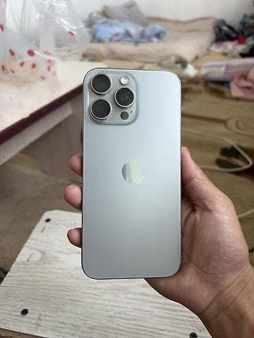 iphone 6: IPhone 16 Pro Max, Б/у, 256 ГБ, Natural Titanium, Защитное стекло, Чехол, Кабель, 91 % — 5