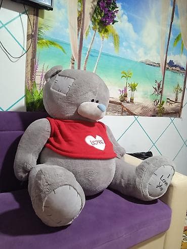 Декор жана интерьер: Большой плюшевый мишка Teddy - Размер: XXL (примерно рост сидя около — 5