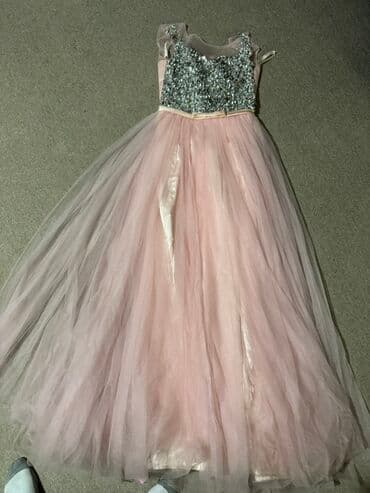 Детское платье, цвет - Розовый, Б/у