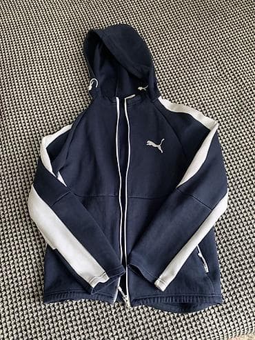 Толстовка Puma с капюшоном и молнией - Тип: худи/толстовка на молнии