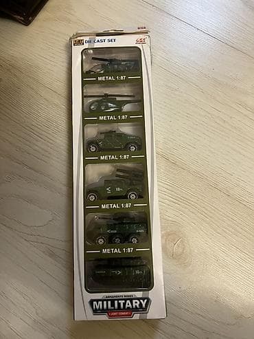 Игрушки: Набор металлической военной техники Military, масштаб 1:87 (Die Cast — 1