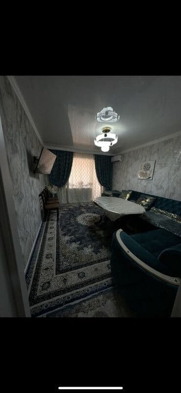 квартиры ош купить дом быта: 3 комнаты, 71 м², 103 серия, 2 этаж, Косметический ремонт — 1