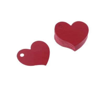 обложки для документов: Бирка декоративная/этикетка - 50 шт в форме сердца из крафт-бумаги — 3