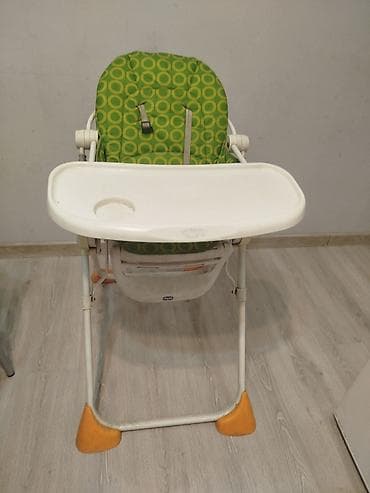 chicco: Стульчик для кормления, Chicco, Металл, Другой вид, цвет - Зеленый — 3