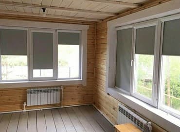 шкафчик с открытыми полками: Жалюзи бамбуковые вертикальные роллшторы зебра день ночь — 8