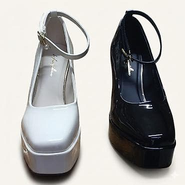 Туфли: Лодочки на платформе с фигурным каблуком - Модель: закрытые лодочки с — 4