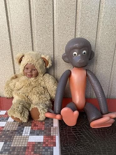 Спорт и хобби: Коллекция винтажных игрушек В наличии: 🐒 Обезьяна, Клеймо Охтален — 1