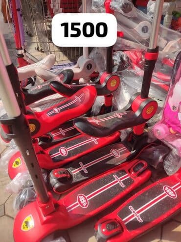 универсальные трехколесные коляски: Детский самокат, Трёхколёсный, Новый — 1