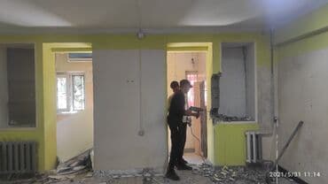 разбор дома: Снос стен, Разбор полов, Снятие потолков | Гипсокартонная стена, Снос перегородки, Снятие старой штукатурки | Зачистка от старых обоев, Сбивка старой штукатурки, Снятие извести | Демонтаж ламината, Демонтаж паркета, Демонтаж линолеума | Крыша из шифера, Металлочерепичная кровля, Мягкая кровля 1-2 года опыта — 8