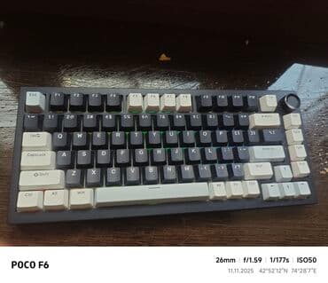 Смарт-часы: Клавиатура, Механическая, Проводное подключение, Размер: 75% — 5