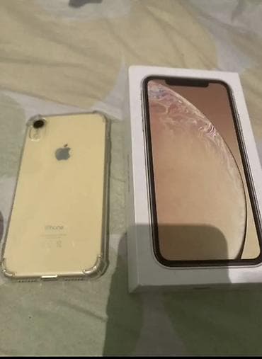 iphone 7 plys: IPhone Xr, 64 ГБ, Желтый, Наушники, Защитное стекло, Чехол, 77 % — 5